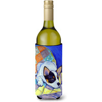 Australian Cattle Dog Sew Perfect Wine Bottle Beverage Insulator Beverage Insulator Hugger