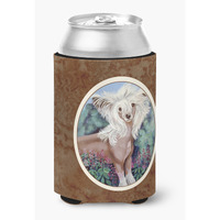 "Caroline's Treasures 7052CC Chinese Crested Can Or Bottle Hugger, Multicolor"