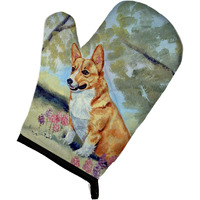 "Caroline's Treasures 7054OVMT Corgi Oven Mitt, 12"" by 8.5"", Multicolor"