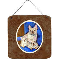 "Caroline's Treasures French Bulldog Momma's Love Wall or Door Hanging Prints 7055DS66, 6"" x 6"", Multicolor"