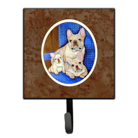 "Caroline's Treasures French Bulldog Momma's Love Leash or Key Holder 7055SH4, Small, Multicolor"