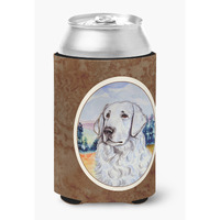 "Caroline's Treasures 7058CC Kuvasz Can Or Bottle Hugger, Multicolor"