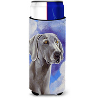 Weimaraner Azure Skies Ultra Beverage Insulators for slim cans 7063MUK