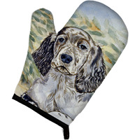 "Caroline's Treasures 7065OVMT English Setter Patience Oven Mitt, 12"" by 8.5"", Multicolor"