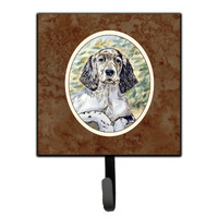 "Caroline's Treasures English Setter Patience Leash or Key Holder 7065SH4, Small, Multicolor"