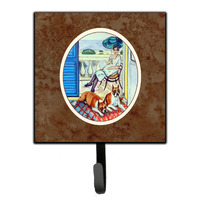 "Caroline's Treasures Lady with her Boxer Leash or Key Holder 7068SH4, Small, Multicolor"