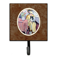 "Caroline's Treasures Lady with her Papillon Leash or Key Holder 7069SH4, Small, Multicolor"