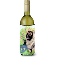 Keeshond Wine Bottle Beverage Insulator Beverage Insulator Hugger