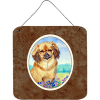 "Caroline's Treasures Tibetan Spaniel Wall or Door Hanging Prints 7078DS66, 6HX6W, Multicolor"