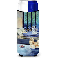 Shih Tzu Double Trouble Ultra Beverage Insulators for slim cans 7082MUK