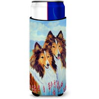 Sable Shelties Double Trouble Ultra Beverage Insulators for slim cans 7086MUK
