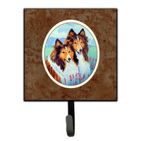 "Caroline's Treasures Sable Shelties Double Trouble Leash or Key Holder 7086SH4, Small, Multicolor"