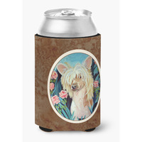 "Caroline's Treasures 7087CC Chinese Crested Can Or Bottle Hugger, Multicolor"