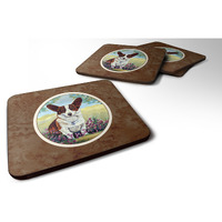 "Caroline's Treasures 7088FC Cardigan Corgi Foam Coasters (Set of 4), 3.5"", Multicolor"