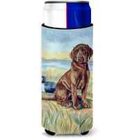 Chocolate Labrador Puppy  Ultra Beverage Insulators for slim cans 7090MUK