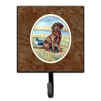 "Caroline's Treasures Chocolate Labrador Puppy Leash or Key Holder 7090SH4, Small, Multicolor"