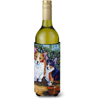 Cardigan and Pembroke Corgi Wine Bottle Beverage Insulator Beverage Insulator Hugger