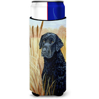 Curly Coated Retriever Ultra Beverage Insulators for slim cans 7097MUK