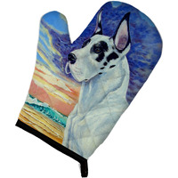"Caroline's Treasures 7098OVMT Harelquin Great Dane Oven Mitt, 12"" by 8.5"", Multicolor"