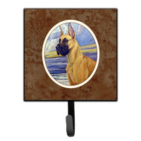 "Caroline's Treasures Fawn Dane at the beach Leash or Key Holder 7101SH4, Small, Multicolor"