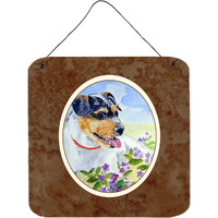 "Caroline's Treasures Jack Russell Terrier Wall or Door Hanging Prints 7106DS66, 6HX6W, Multicolor"