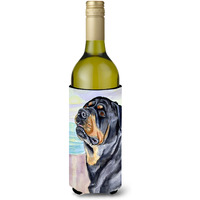 Rottweiler Wine Bottle Beverage Insulator Beverage Insulator Hugger