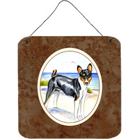 "Caroline's Treasures Basenji Wall or Door Hanging Prints 7109DS66, 6"" x 6"", Multicolor"