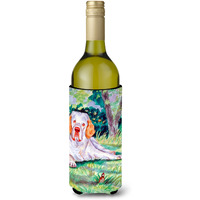 Clumber Spaniel Wine Bottle Beverage Insulator Beverage Insulator Hugger