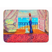 "Caroline's Treasures Westie with Mom and a view Floor Mat, 19"" x 27"", Multicolor"
