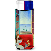 Italian Greyhounds and Violinist Ultra Beverage Insulators for slim cans 7126MUK
