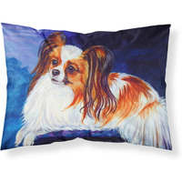 "Caroline's Treasures 7127PILLOWCASE Papillion Moisture Wicking Fabric Standard Pillowcase, Large, Multicolor"