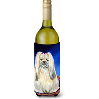 Lhasa Apso Wine Bottle Beverage Insulator Beverage Insulator Hugger