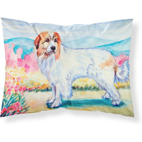 "Caroline's Treasures 7130PILLOWCASE Great Pyrenees Moisture Wicking Fabric Standard Pillowcase, Large, Multicolor"