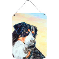 "Caroline's Treasures 7131DS1216 Bernese Mountain Dog Aluminium Metal Wall or Door Hanging Prints, 16"" x 12"", Multicolor"