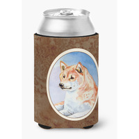 "Caroline's Treasures 7135CC Shiba Inu Can Or Bottle Hugger, Multicolor"