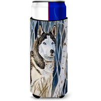 Siberian Husky Ultra Beverage Insulators for slim cans 7137MUK
