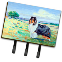 "Caroline's Treasures 7140TH68 Collie Leash Holder or Key Hook, Large, Multicolor"