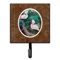 "Caroline's Treasures Bird - Egret Leash or Key Holder 7142SH4, Small, Multicolor"