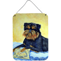 "Caroline's Treasures 7146DS1216 Brussels Griffon Aluminium Metal Wall or Door Hanging Prints, 16"" x 12"", Multicolor"
