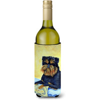 Brussels Griffon Wine Bottle Beverage Insulator Beverage Insulator Hugger 7146LITERK