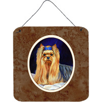 "Caroline's Treasures Yorkie Wall or Door Hanging Prints 7157DS66, 6HX6W, Multicolor"