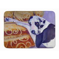 "Caroline's Treasures Harlequin Natural Dane Floor Mat, 19"" x 27"", Multicolor"