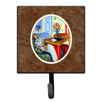 "Caroline's Treasures Lady with her Pug Leash or Key Holder 7166SH4, Small, Multicolor"