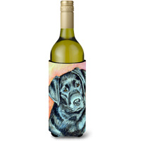 Black Labrador Wine Bottle Beverage Insulator Beverage Insulator Hugger
