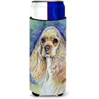 Buff Cocker Spaniel Ultra Beverage Insulators for slim cans 7178MUK