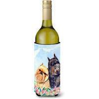 Brussels Griffon Wine Bottle Beverage Insulator Beverage Insulator Hugger 7179LITERK
