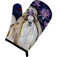 "Caroline's Treasures 7180OVMT Shih Tzu Oven Mitt, 12"" by 8.5"", Multicolor"