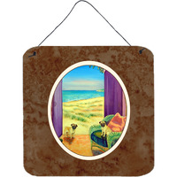 "Caroline's Treasures Pug Wall or Door Hanging Prints 7183DS66, 6"" x 6"", Multicolor"