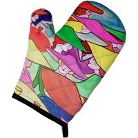 "Caroline's Treasures 7194OVMT Women in Hats Oven Mitt, 12"" by 8.5"", Multicolor"