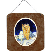 "Caroline's Treasures Yorkie Wall or Door Hanging Prints 7221DS66, 6HX6W, Multicolor"
